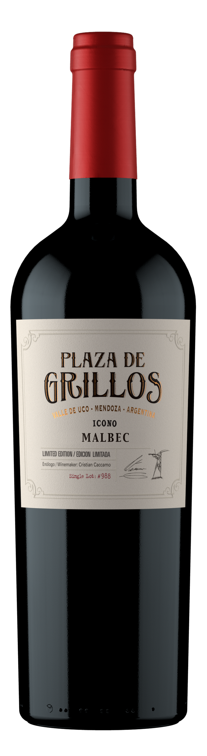 Plaza de Grillos - Icon - 100% Malbec 2016