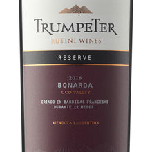 Load image into Gallery viewer, Trumpeter Rutini Reserve Bonarda Red Wine
