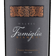 Load image into Gallery viewer, Famiglia Bianchi Malbec Red Wine
