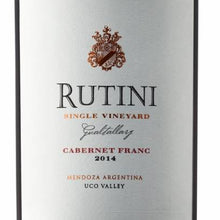 Load image into Gallery viewer, Rutini Single Vineyard Cabernet Franc Red Wine
