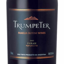 Load image into Gallery viewer, Trumpeter Rutini Syrah Red Wine
